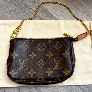 Louis Vuitton Mini Pochette with free straps